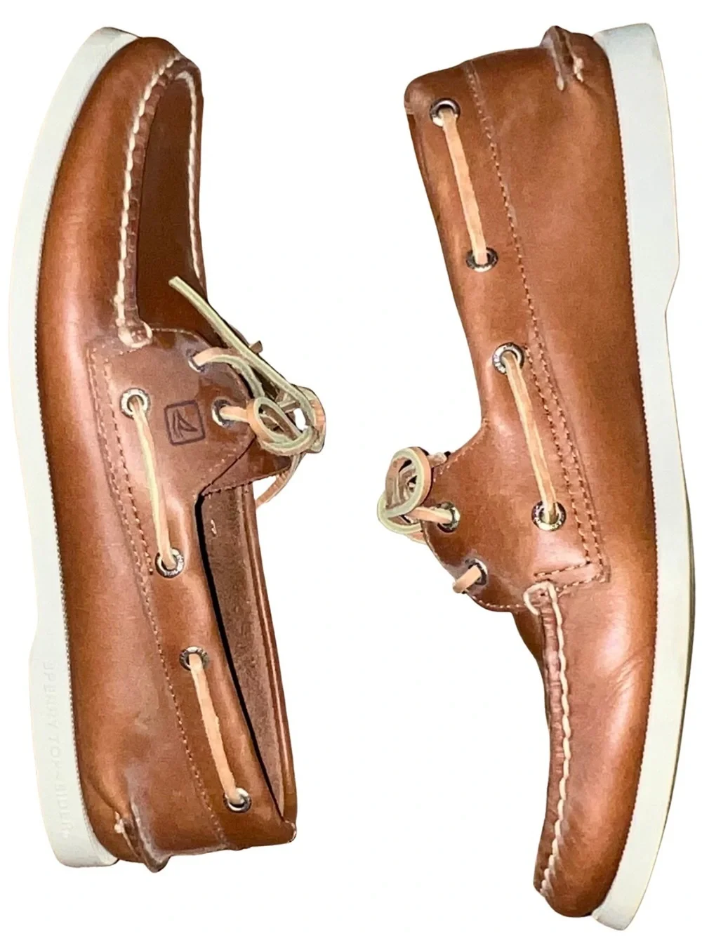 Sperry Top-Sider Leather Boat Shoes Brown Men’s Size 10M